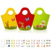 Pack of 13 Easter Baskets Felt Easter Bunnies, Easter Gift
