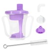 EZSLINGGLIDE Dysphagia Regulating Drinking Cup – Spill-Proof Adaptive Cup for