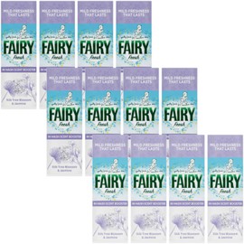 12x Fairy Fresh In-Wash Scent Booster - Silk Tree Blossom & Jasmine - 176g