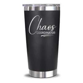 Chaos Coordinator - Engraved Polar Camel Stainless Steel Tumbler - Stainless Cup - Gift For Women - Teacher Gift - Gift For Friend - Cute Mug - Gift For Women And Men