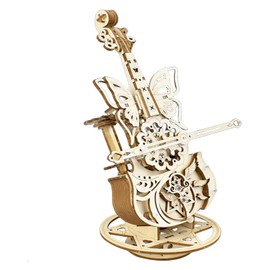 AIJUYE 3D 3D Puzzle, Musical Box, Wooden Puzzle, Toy, Wooden Puzzle, Handmade Kit, Wooden Puzzle, Educational Toy, Killing Time, Assembly, Craft Kit, For Adults, Elementary School, Girls, Boys,