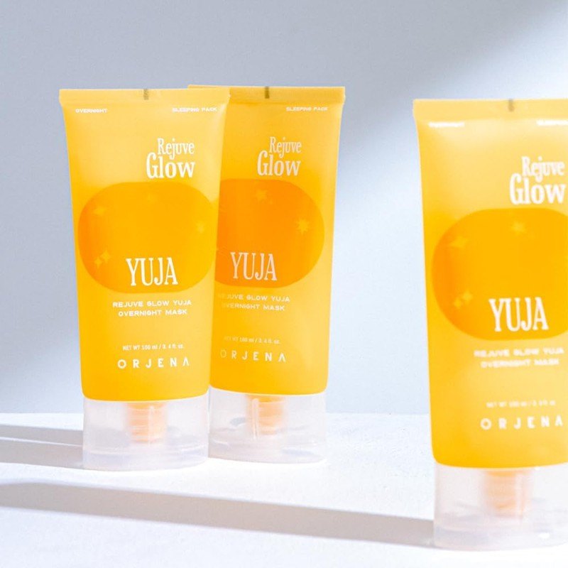 ORJENA Rejuve Glow Yuja Overnight_Mask Sleeping_Pack Basado en fórmula vegana,