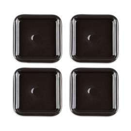 2.5 inch Square Reusable Carpet Bottom Furniture Caster Cups to Protect Hardwood, Tile or Laminate Floors (4 Pack)