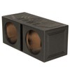 Q Power QBOMB8V Dual 8 Inch Vented Port Subwoofer Sub