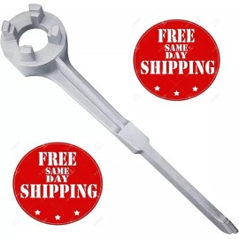 Unbranded Bung Wrench 55 Gallon Drum Wrench Aluminum Barrel Wrench Opener Tool Bung Cap
