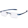 Visualites 1 Reading Glasses,Navy Frame/Clear Lens,3.00 Strength