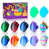 Impossmaker Impossmaker 12PCS 3D Printed Easter Dragon Eggs with 3D
