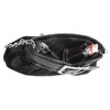 Cluty Orsolo Evening Bag Synthetic Fibre Black Removable Shoulder Strap,