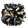 ICObuty Metallic Cheerleader Cheerleading Pom Poms 6 inch 1 Pair