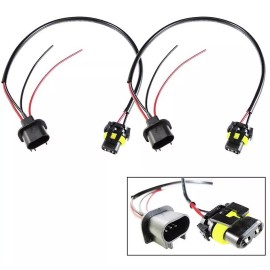 XENON HID Pair of HID H13 9008 HID Wire harness Plug Ballast Connector headlamp SOCKET