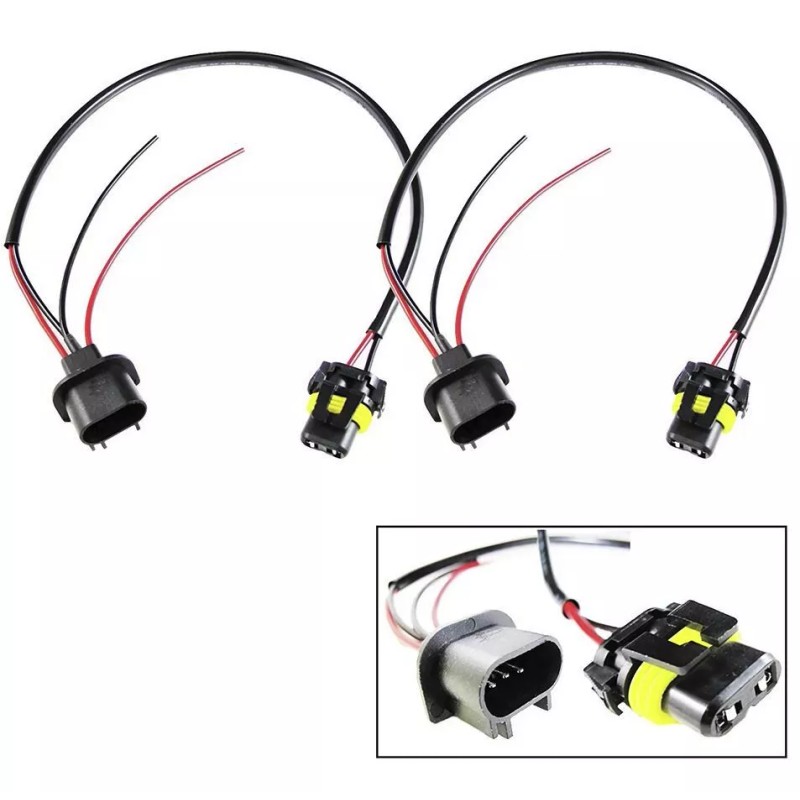 XENON HID Pair of HID H13 9008 HID Wire harness