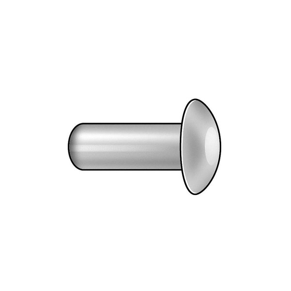 Avdel GRAINGER APPROVED 1HEG2 Semi-Tubular Rivet,1/4x5/8 In,PK25 1HEG2