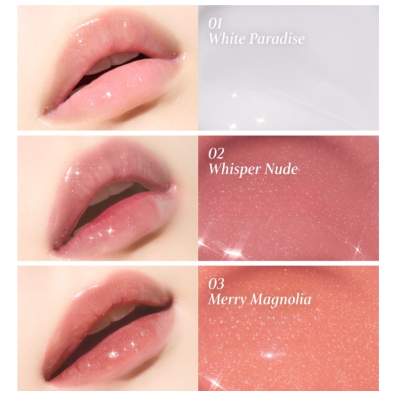 TILNUS Sunlit Pearl Tint 3.3g, Color:01 White Paradise