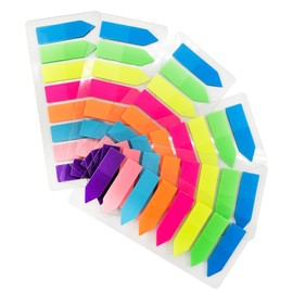 VANRA 960 Pieces Sticky Index Tabs Page Markers Arrow Flags Sticker Colored Page Notes Writable Labels for Bookmarks, 6 Sets