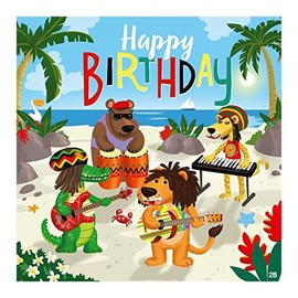 Depesche 11661-028 - Congratulations Card with Music, Funny Birthday Card with Colourful Motif, Matching Saying and Text Inside, Includes Envelope, 17 x 16.5 cm