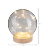 Ideen mit Herz LED Wooden Pedestal Round with Ball Diameter