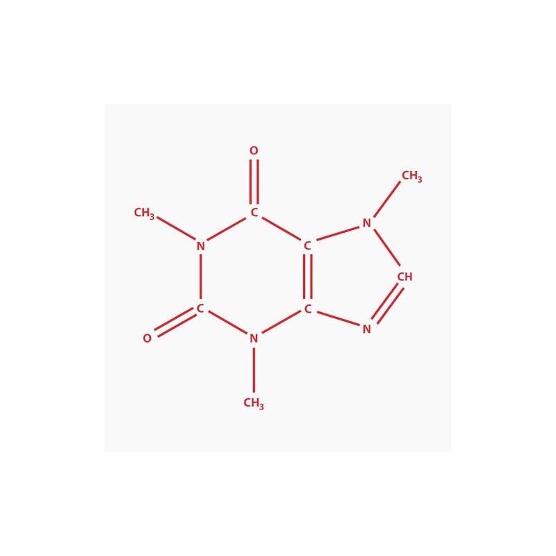 CafePress The Caffeine Molecule Magnet 2.25" Round Magnet, Refrigerator Magnet