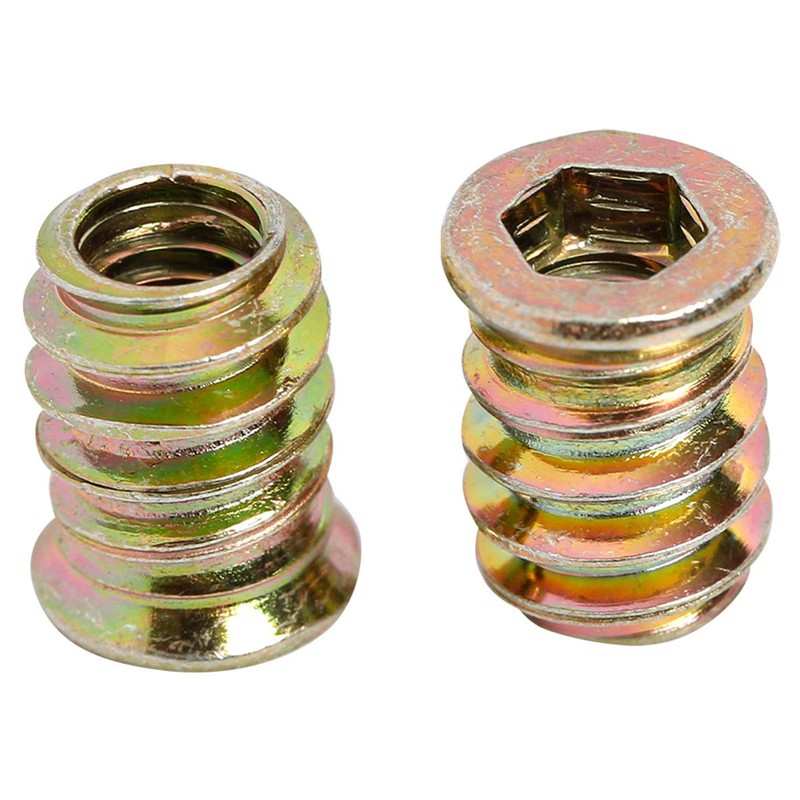 M8 Threaded Inserts for Wood Furniture Screw in Nut Insert