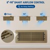 4" x 12" Floor Register Vent Covers 6-Pack, Walkable Powder-Coated