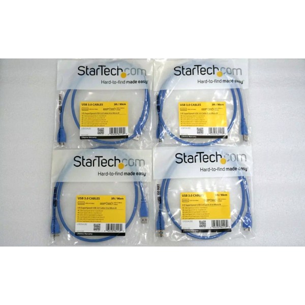 StarTech 4 x Startech.com 3Ft Superspeed USB 3.0 Type A