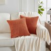 FDTERN Set of 2 Caramel Boho Decorative Cushion Covers 45