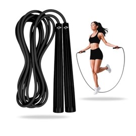 Cuerda para saltar - 3 m ajustable - Mango ergonómico antideslizante y cable PVC ligero - Ideal para cardio, pérdida de peso y entrenamiento CrossFit