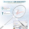 Double Racket Set with Free Shuttlecocks | Professional-Grade Badminton Racket