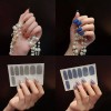 AMVBF 16 Hojas De Pegatinas De Uñas Con Purpurina Con
