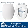 BEMIS 7600T Commercial Heavy Duty Closed Front Toilet Seat with