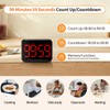 VOCOO Magnetic Kitchen Timer for Cooking with Count Up Countdown,