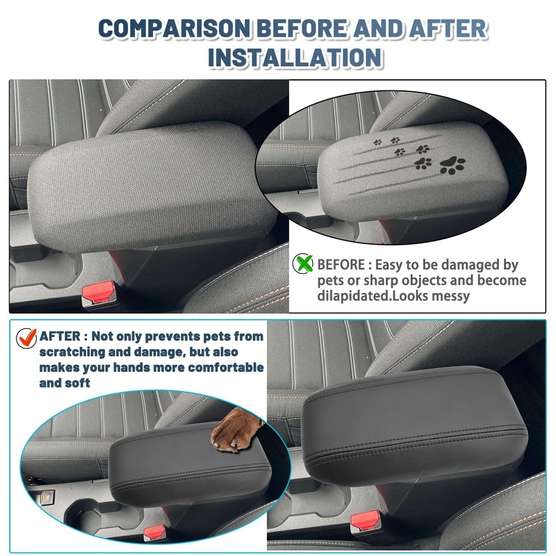 Ruiya Centre Armrest Cover Centre Console Armrest Box Cover Centre