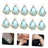 Tofficu Diy Pendant Charm Set 10pcs Water Drop Earring Pendants