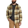 Carhartt Men's Rugged Flex Relaxed Fit Flannel Fleece Lined Hooded