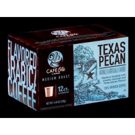 Cafe Ole Texas Pecan single serve K Cups Coffee 12count box *FRESH*