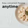 Metgoods Micro Dental Floss Picks, Easy Grip Handle Floss Sticks,