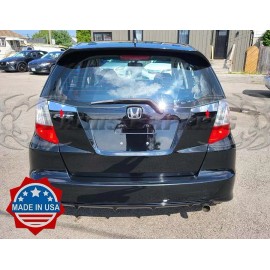 Trims Express fit:2009-2013 Honda Fit Rear Door Trunk Hatch Trim Handle Cover Accent 2Pc