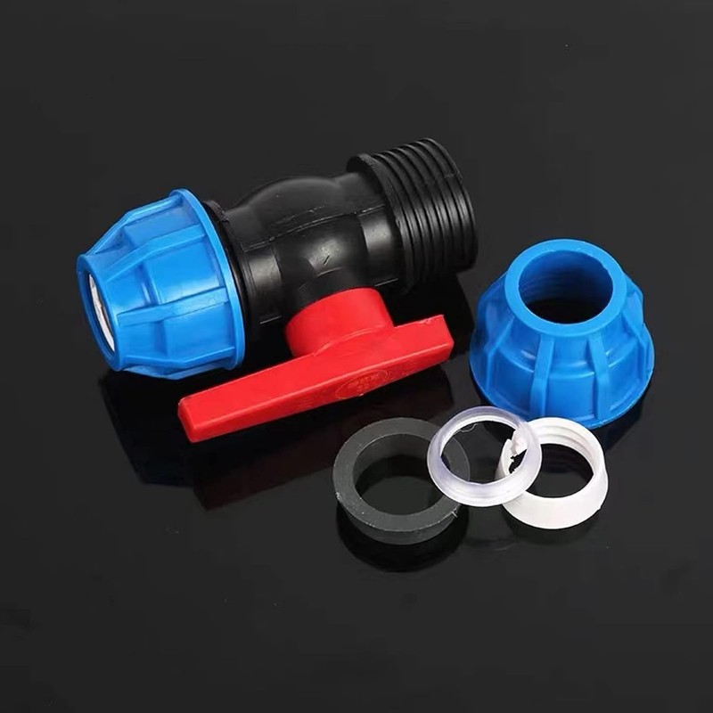 REBECASKYENS 20 mm MDPE PE Ball Valve,Irrigation Pipe Fittings Valve,MUFF