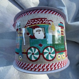 Celebrate It Santa On Christmas Train Gifts 2.5”x 20ft Wired Edge 1 Ribbon By Celebrate It
