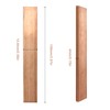 Copper Flat Bar, JANDH 2 Pieces Copper Plate, 100mm x