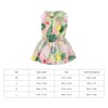 Dog Dress Romantic Classic Leaf Pattern Soft Comfortable Doggie Princess