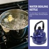 HEMOTON Enameled Tea Kettle with Handle Stovetop Tea Kettle Enamel