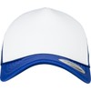Flex fit Unisex's Foam Trucker Cap Curved Visor wht/Roy one