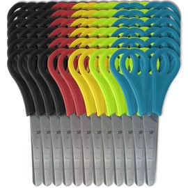 96 Pack Scissors 5 Inch Blunt Tip Kids Safety, Bulk Pack of Scissors Perfect for School & Craft Projects