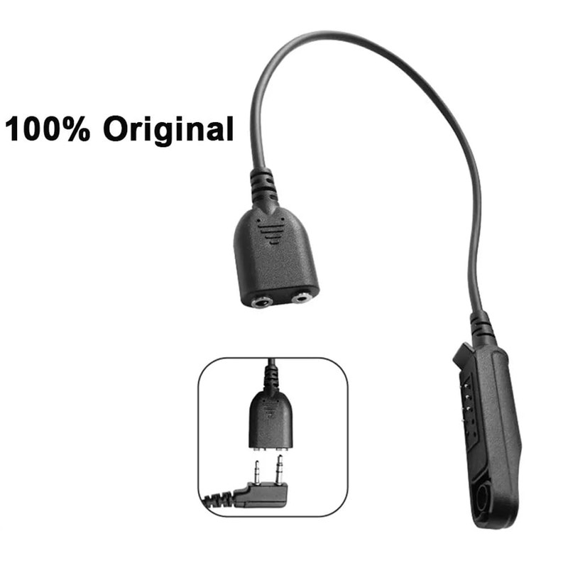 BAOFENG UV-9G Speaker Mic to 2 Pin K Plug Converter