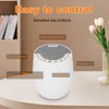 BIGMONAT White Noise Device with Remote Control, 60 Natural Soothing