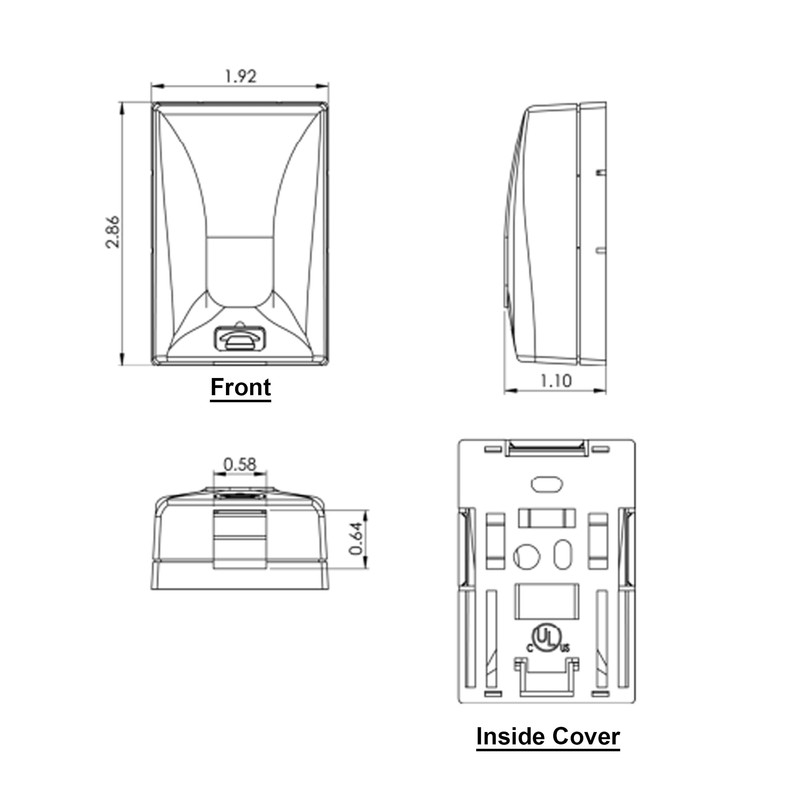 ICC Elite Surface Mount Box with 1 Port