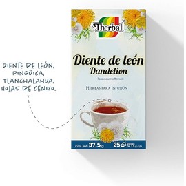 Therbal, DIENTE DE LEÓN | Paquete de 2 cajas con 25 sobres c/u (2)
