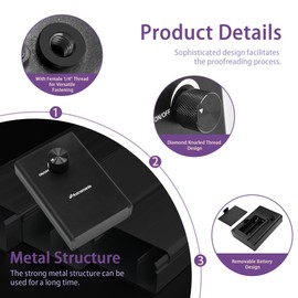 Astromania - Estrella artificial regulable para pruebas de telescopio y colimación - Proporciona un ajuste perfecto de tu telescopio y ofrece también una posibilidad de prueba rápida