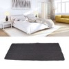 Waterproof Mattress Protector Dark Grey Anti Slip Honeycomb Large Size