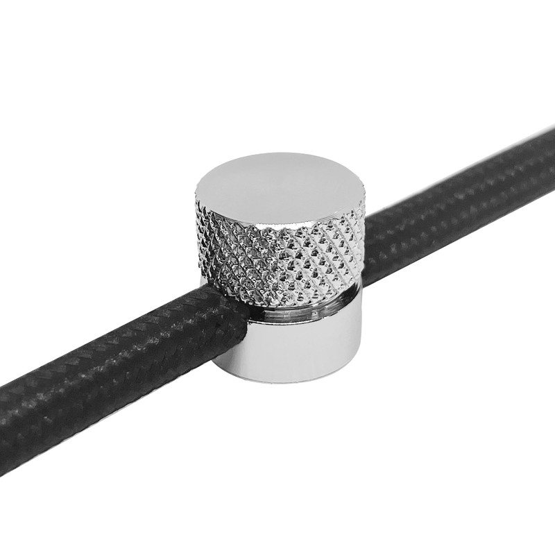 smartect Aluminium Wall and Ceiling Pins for Textile Cable [Pack